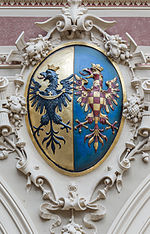 Thumbnail for File:Palace of Justice, Vienna - Aula, Coat of Arms - Markgrafschaft Mähren - Herzogtum Ober- und Niederschlesien-4493-HDR.jpg