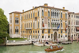 Palazzo Cavalli Franchetti (Venice) Facade on Grand Canal