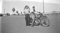 Peter and Margaret with motorbike, Carnarvon (cropped).jpg