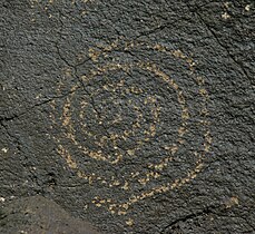 Petroglyph at Petroglyph National Monument, NM