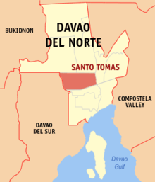Ph-paikannin davao del norte santo tomas.png
