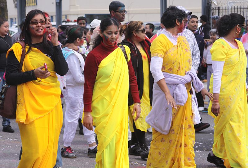 File:Phagwah 2013 parade, New York City Holi.jpg