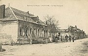 La Grande-Rue en reconstruction en 1925.