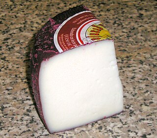 <span class="mw-page-title-main">Murcian wine cheese</span> Fatty goats milk cheese from the province of Murcia, Spain