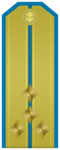 Rank insignia of Капитан of the Bulgarian Air forces.png