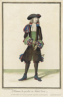 'Homme de Qualite en Habit d'Esté', Jean Dieu de Saint-Jean (tätig 1675-1695), 1678