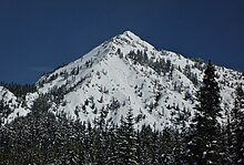 Red Mountain in winter