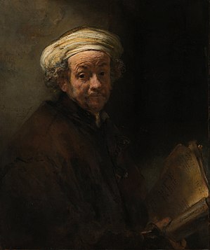 Rembrandt Xarmensz. van Rijn - Zelfportret als de apostel Paulus - Google Art Project.jpg