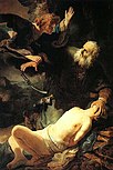 Het offer van Abraham, Rembrandt
