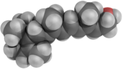 Retinooli molekuli mudel