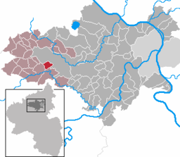 Läget för Reudelsterz i Landkreis Mayen-Koblenz