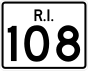 Route 108-Markierung