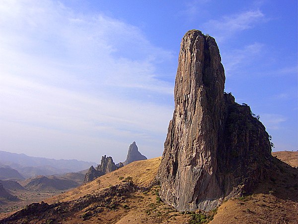 Volcanic plug near Rhumsiki, Cameroon.