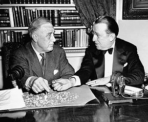 FDR with Basil O'Connor (1944)