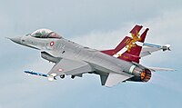 Royal Danish AirForce F-16 Solo display RIAT 2011