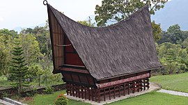 Ruma Bolon, traditional house of the Batak people Rumah Bolon (Batak Traditional House).jpg