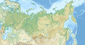 Камчатка. Карта розташування: Росія