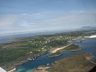 Sørarnøya island in Gildeskål, Norway