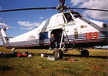 Civil S-58T powered by a Pratt & Whitney Canada PT6T Twin-Pac turbine power plant