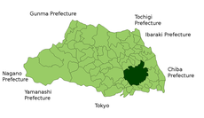 Saitama in Saitama Prefecture.png