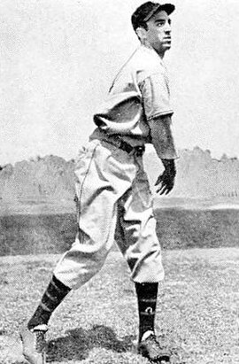 Sal Maglie as a member of the Buffalo Bisons in 1940.