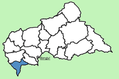 Sangha-Mbaéré Prefecture Central African Republic locator.png