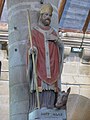 L'église Saint-Germain de Pleyben : statue de Saint Alar