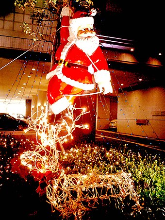 Santa Claus in Kobe, Japan