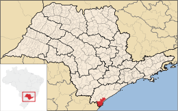 Cananéia – Mappa