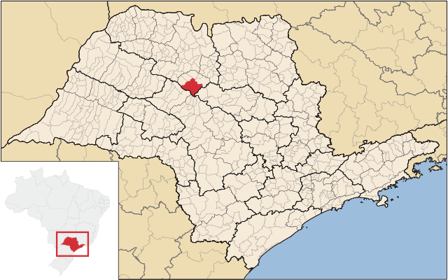 Localização de Novo Horizonte em São Paulo