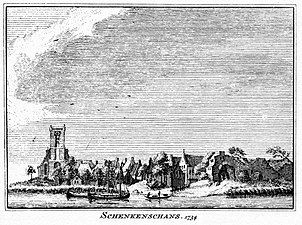 Schenkenschans in 1734