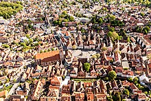 Blick über die Schwabacher Altstadt, Mai 2021