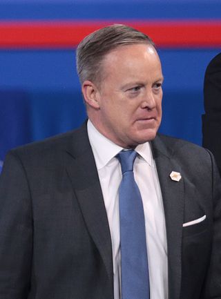 <span class="mw-page-title-main">Sean Spicer</span> American political aide (born 1971)