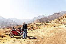 A3 road towards Katse. Seeing the land.jpg