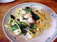 Pasta primavera with shrimp Shrimp primavera pasta cooking food dinner.jpg