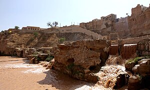 A water structure in Shushtar, created during the Sasanian era. Shushtar Waster Structure2.jpg