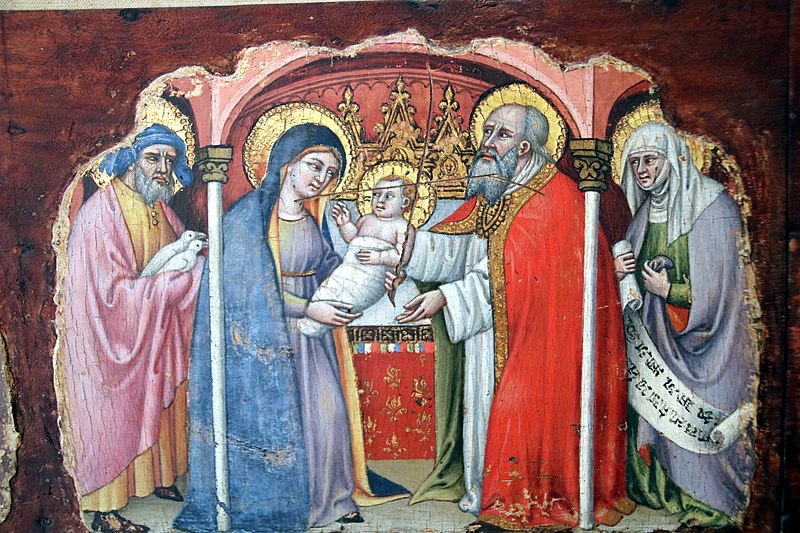 File:Simone di Filippo detto dei Crocefissi, Episodio della vita della Madonna, 1396-1398 circa 04.jpg