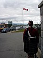 Standing guard outside the citadel (9/4/04)