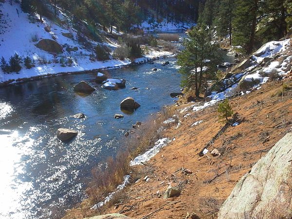 South Platte River in Douglas County, Colorado