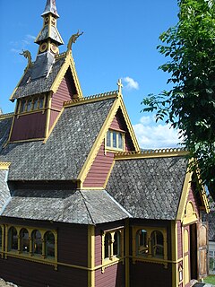 St. Olafs Church, Balestrand Church in Balestrand, Norway