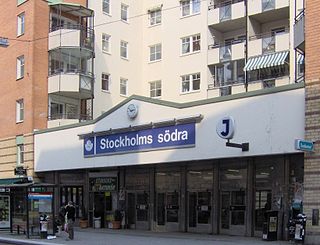 <span class="mw-page-title-main">Stockholm South Station</span> Railway station in Stockholm, Sweden