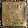 Stolperstein Hasenheide 8 (Kreuz) Charlotte Marcus.jpg