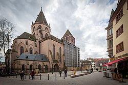 Vue d'ensemble nord avec la place Saint-Thomas