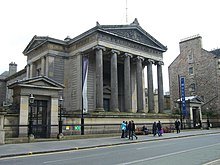 Surgeons' Hall,one of the Greek Revival buildings that earned Edinburgh the nickname "Athens of the North"Surgeons Hall - geograph.org.uk - 1315862.jpg