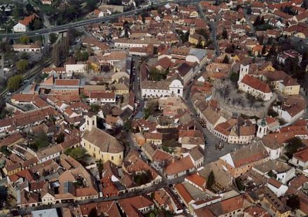 Aerial view of Szentendre