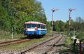 "T 11" der Prignitzer Eisenbahn bei der Einfahrt in Brügge (Prignitz)