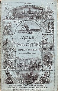 Alkuperäinen kansikuva All the Year Round- lehdestä vuodelta 1859