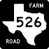 Farm to Market Road 526 marker