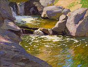 The Waterfall by Edward Henry Potthast