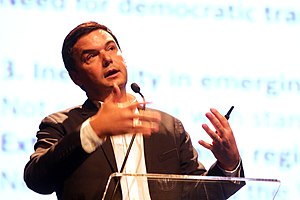 Thomas Piketty, economist and author of Capital in the Twenty-First Century Thomas Piketty no Fronteiras do Pensamento Sao Paulo 2017 (37517067951).jpg